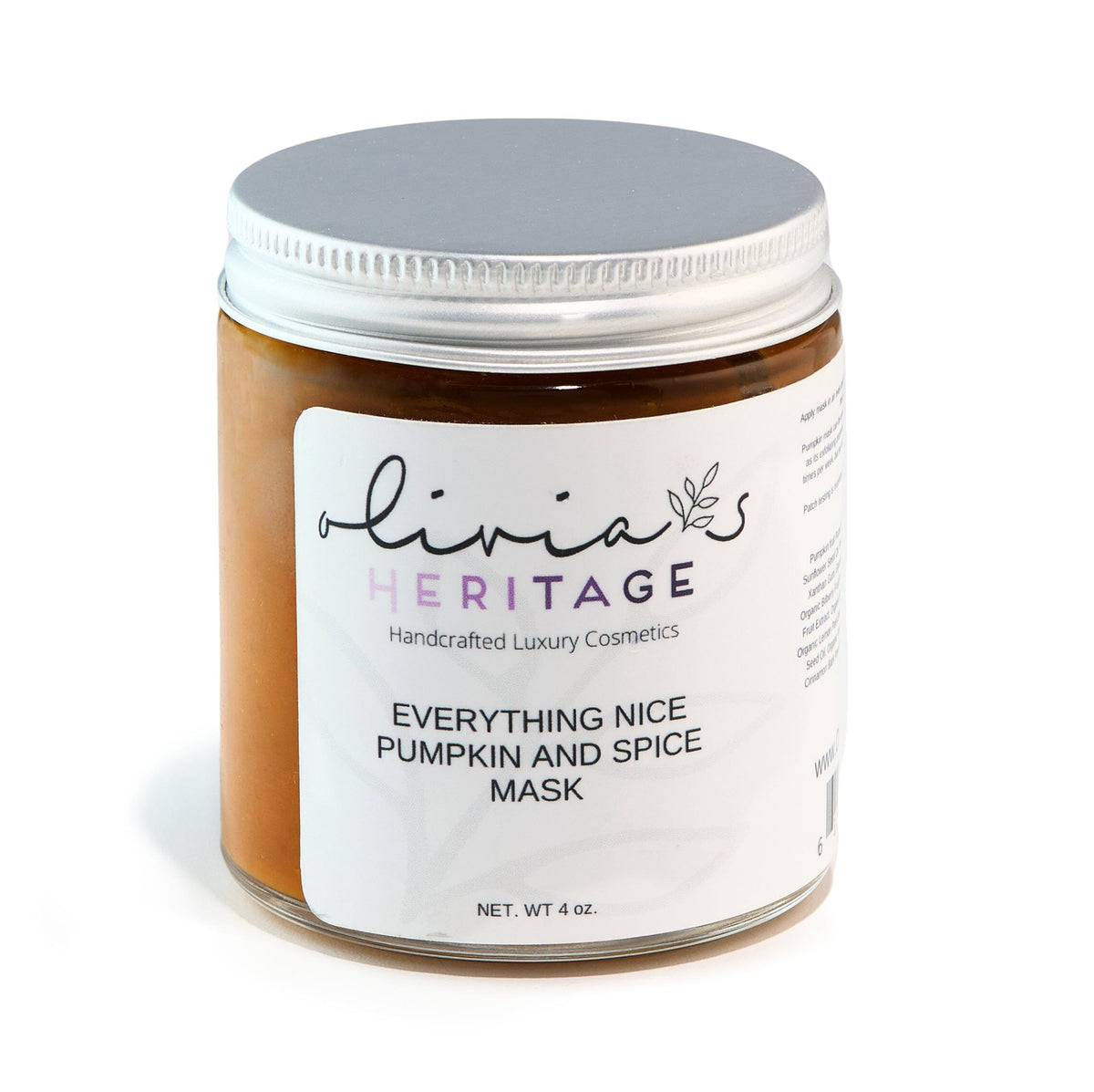 Pumpkin & Enzyme Mask Face Care uliviasheritage.com 