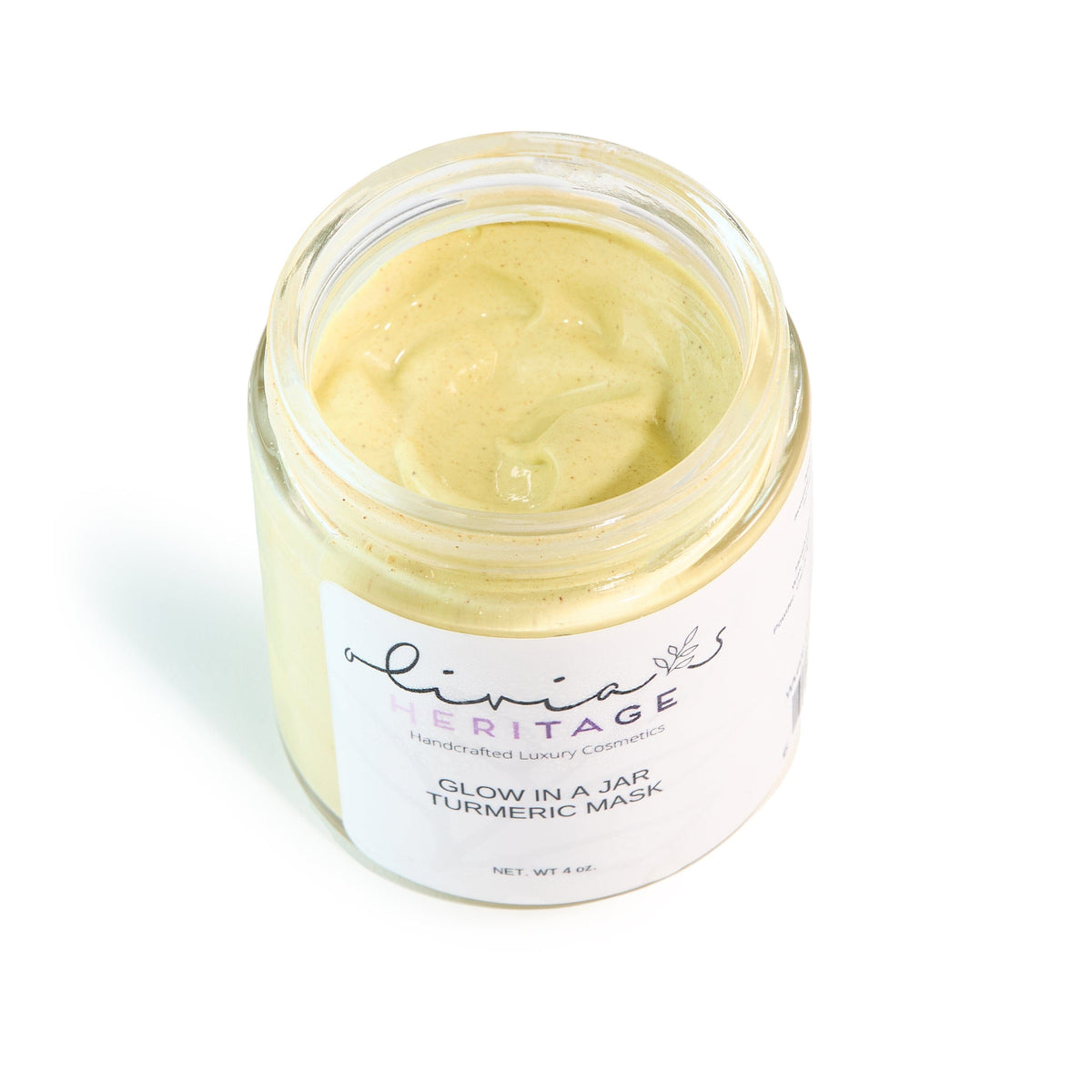 Glow in the Jar Turmeric Facial Mask Face Care Olivia's Heritage 