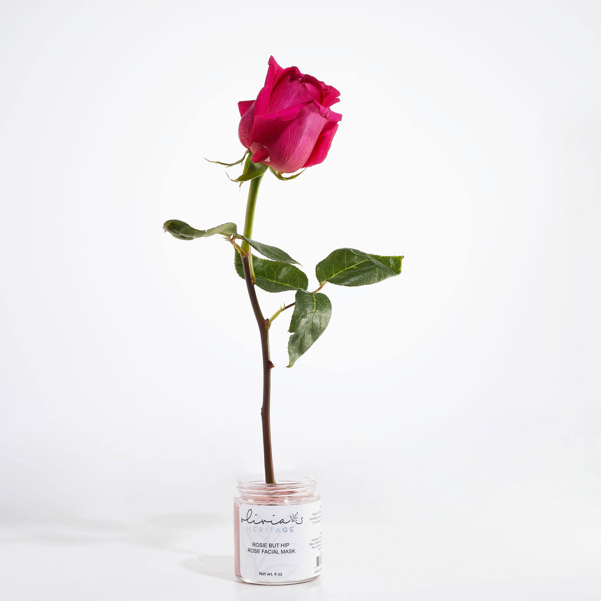 Rose Mask, a soothing skincare treatment that hydrates and calms the skin, available at uliviasheritage.com
