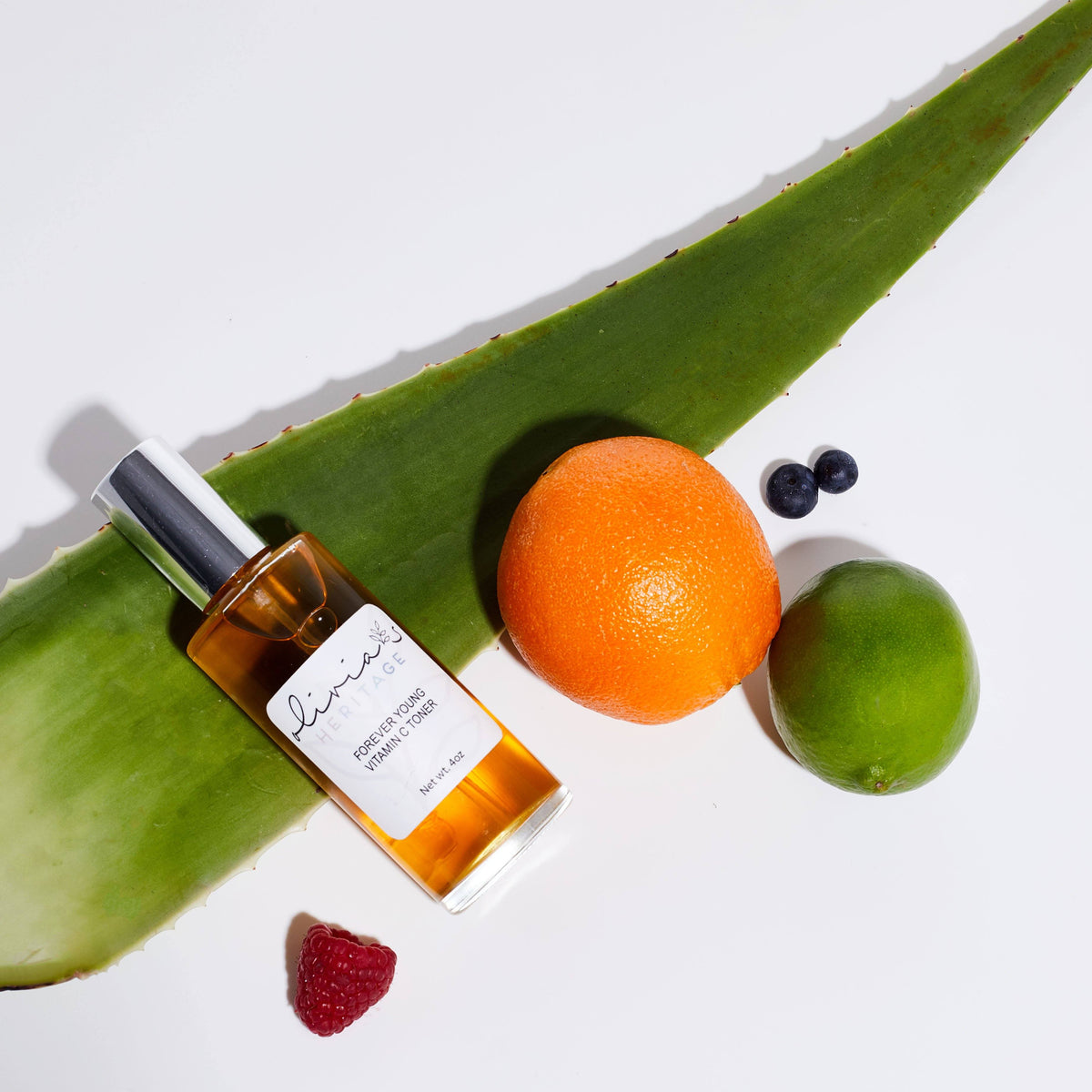 Vitamin C Toner, a brightening skincare treatment that refreshes and rejuvenates the skin, available at uliviasheritage.com